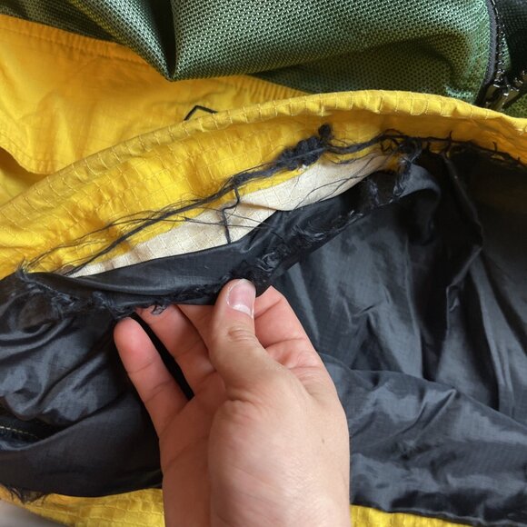 VTG Tommy Hilfiger Rare Majo Tech Green & Yellow Jacket Men Large (Read) - Picture 15 of 15